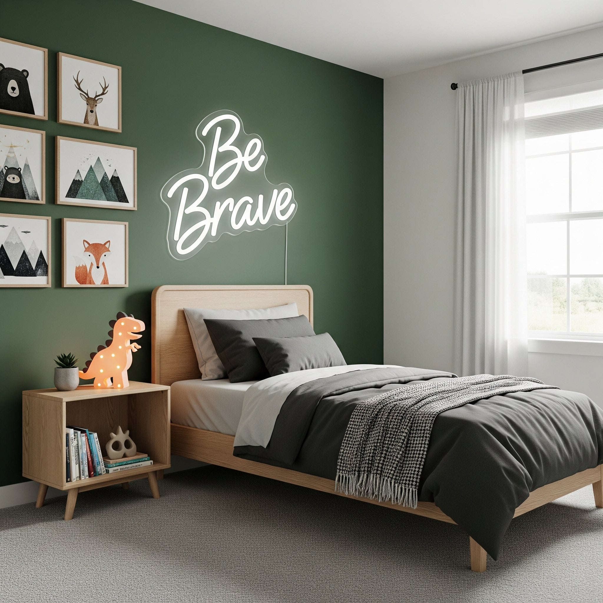 Be Brave Neon Sign