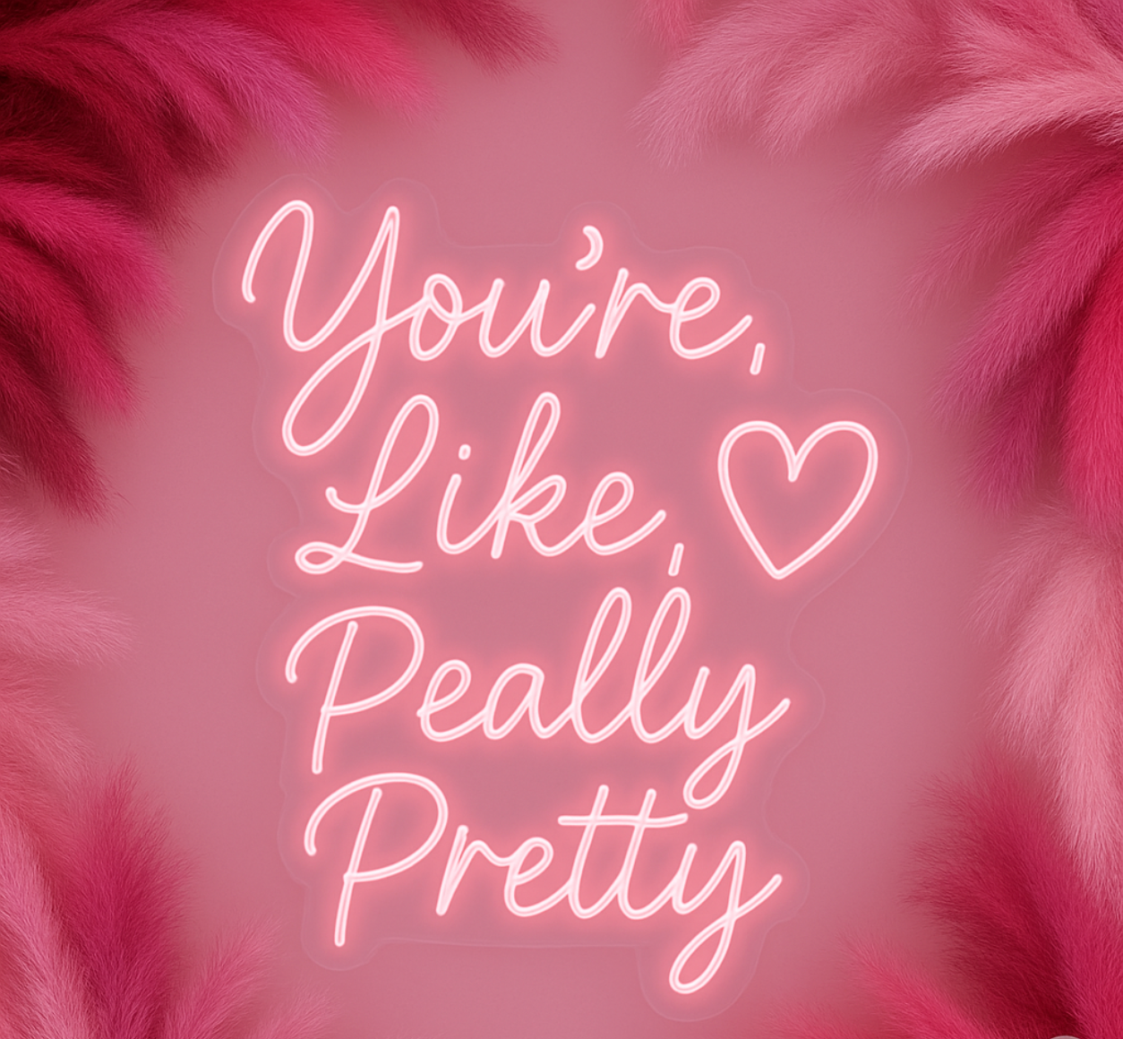 You’re Like, Really Pretty – Neon Sign