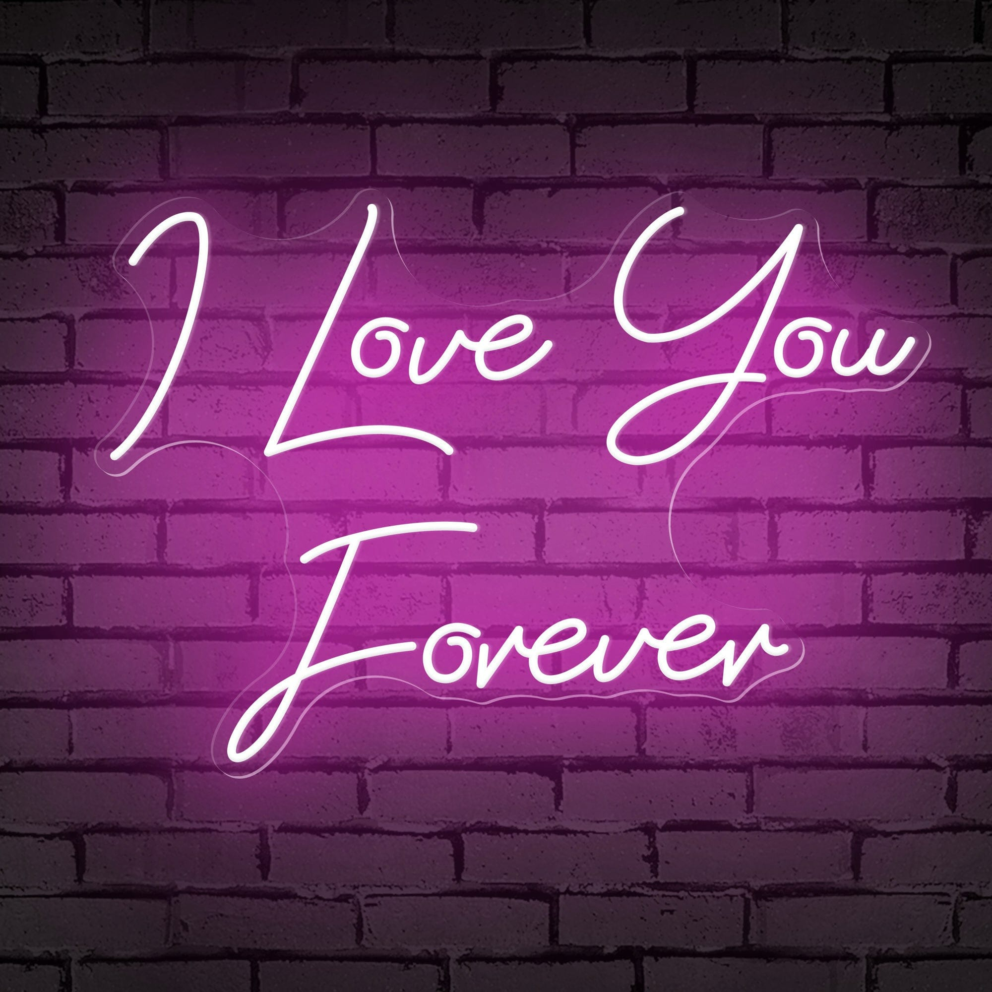 I Love You Forever sweet words Neon Sign