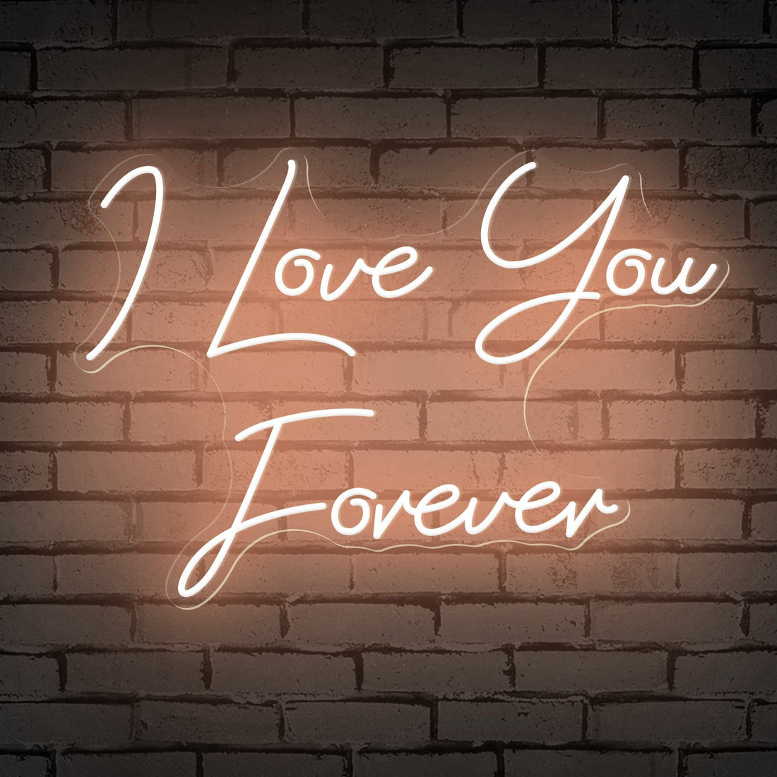 I Love You Forever sweet words Neon Sign