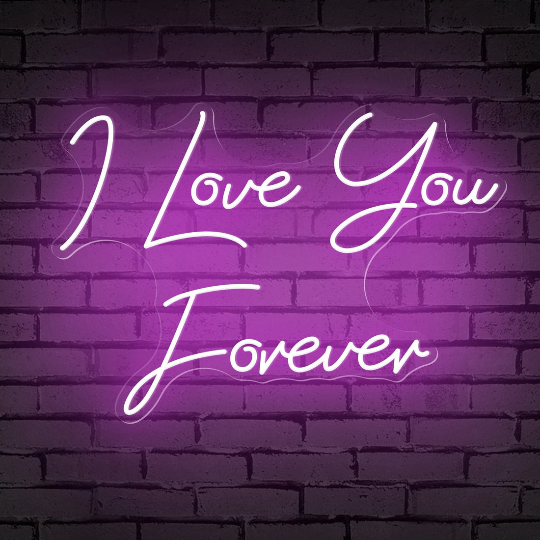 I Love You Forever sweet words Neon Sign