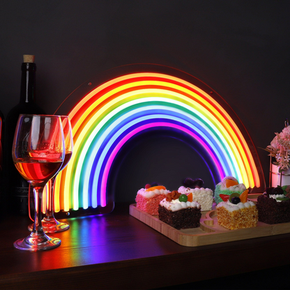Multicolor Rainbow Neon Sign for Room