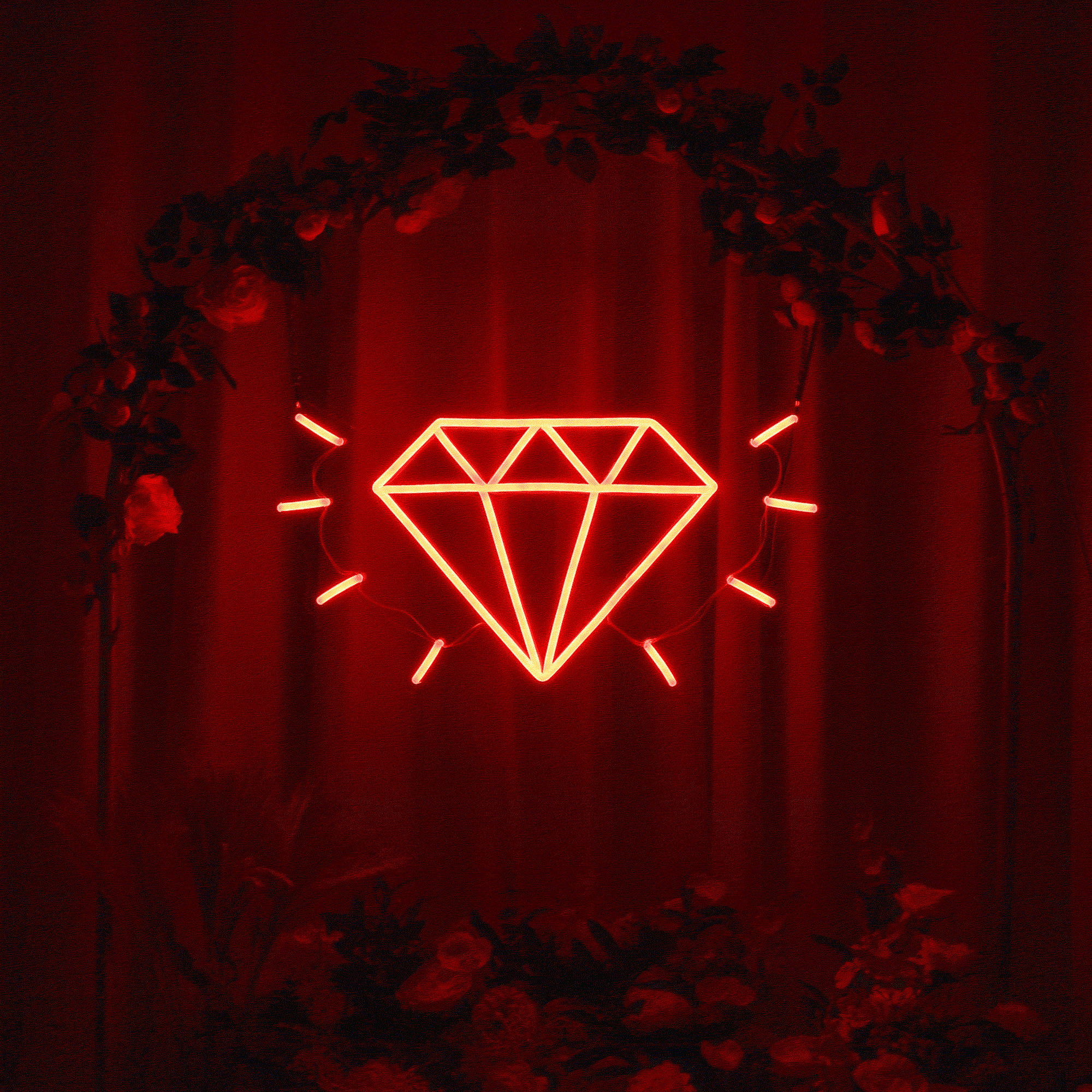 Diamond Magic LED Neon Sign for Room