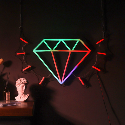 Diamond Magic LED Neon Sign for Room