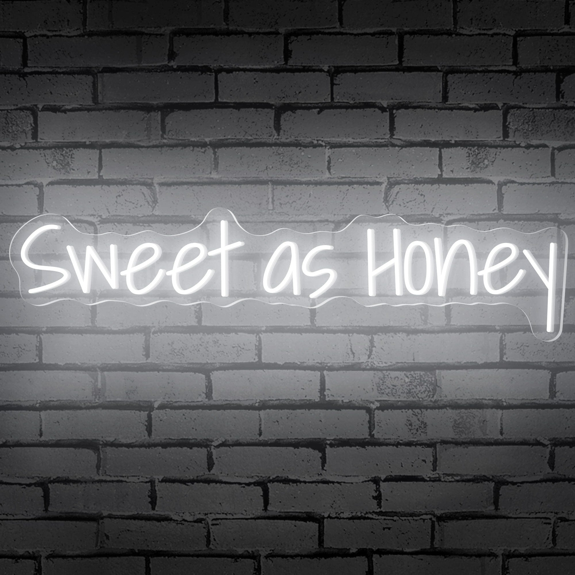 Neon Room Sign With "Sweet as Honey"