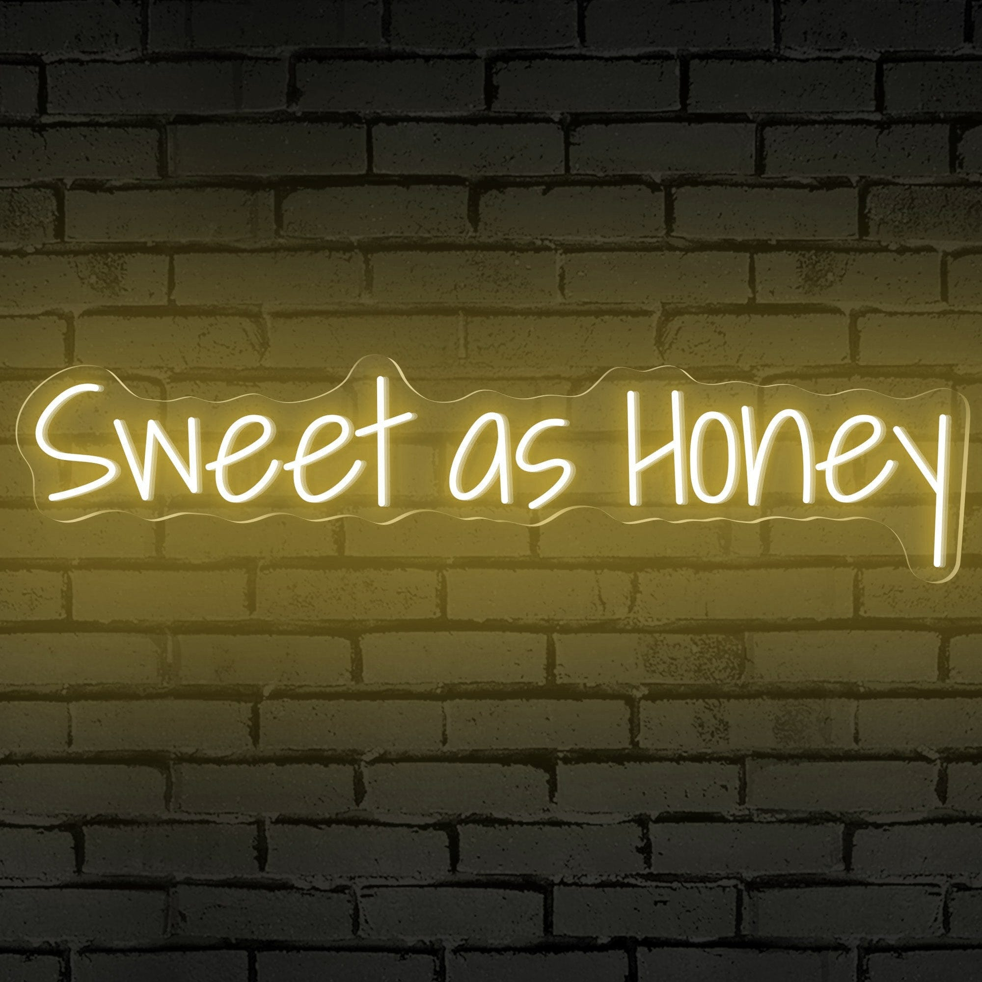 Neon Room Sign With "Sweet as Honey"