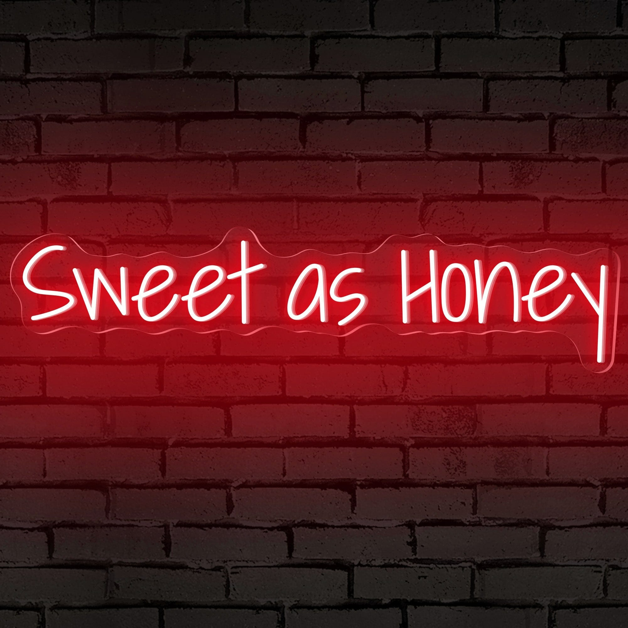 Neon Room Sign With "Sweet as Honey"