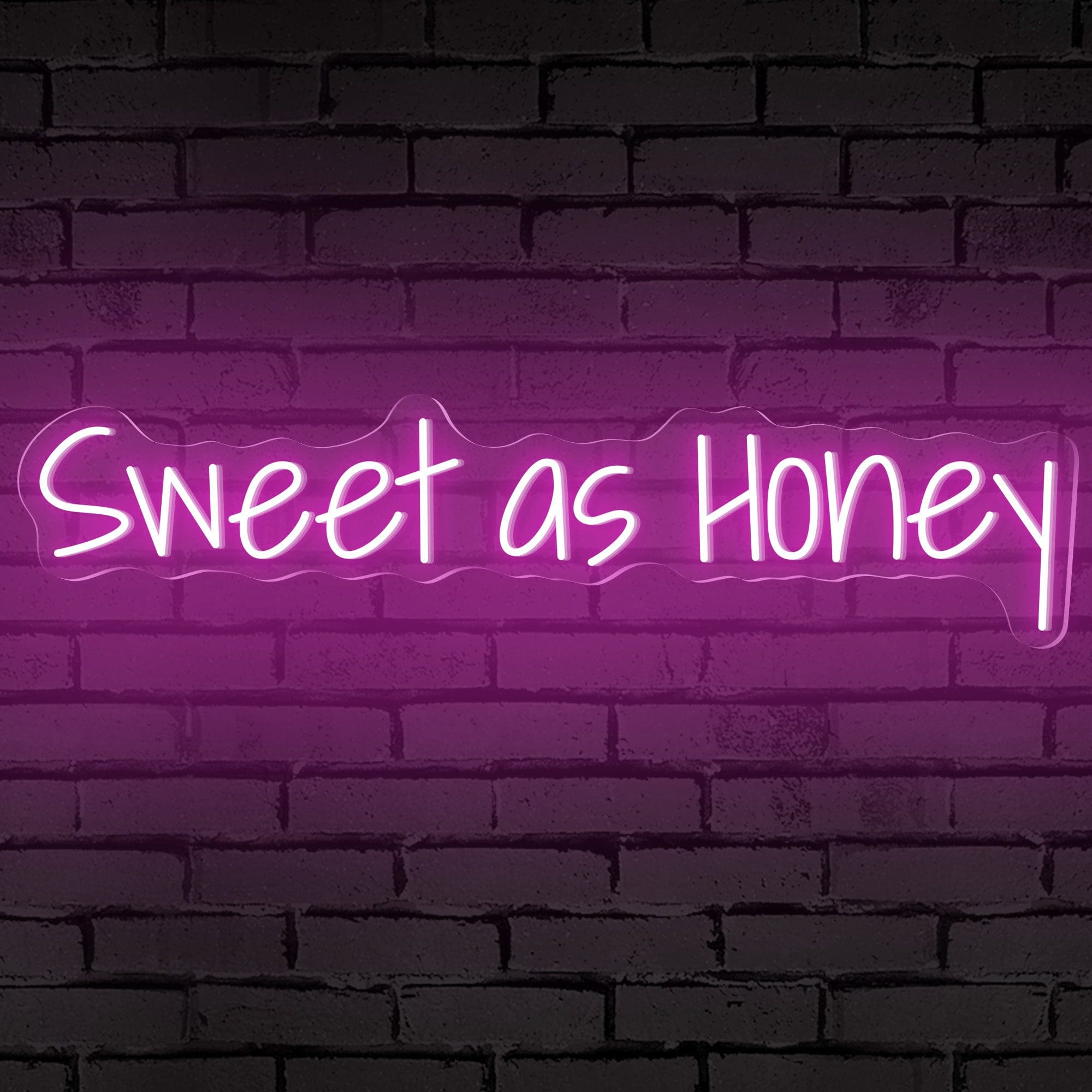 Neon Room Sign With "Sweet as Honey"
